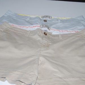 Old Navy Shorts - 2 Pairs - Stone and Tan, 3 1/2"